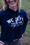 $60 Donation Women's Navy Blue WDF Hoodie
