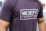 $30 Donation:  Purple WDF Classic Logo Tee