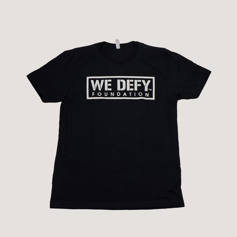 $25 Donation:  Black We Defy Classic Logo Tee