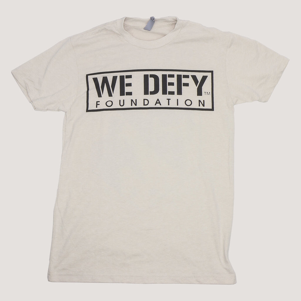 $25 Donation: We Defy Classic Logo Tee – We Defy Foundation