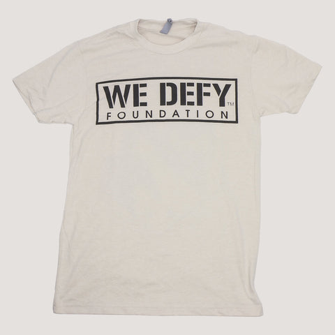 $25 Donation:  We Defy Classic Logo Tee